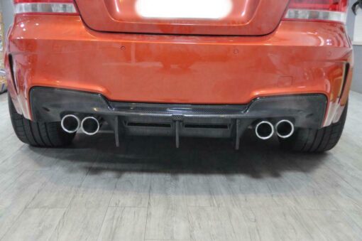 Carbon rear diffuser compatible with BMW 1 Series E82 & E87 - Image 4