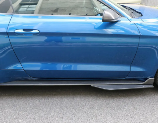 Carbon Side Skirts compatible with Ford Mustang 2015-2022 - Image 2