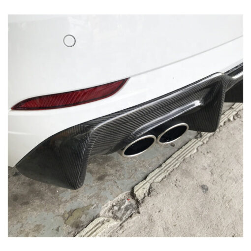 carbon rear diffuser compatible with Audi A3 S3 8V - Image 2