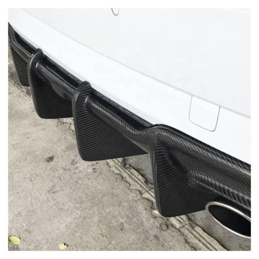 carbon rear diffuser compatible with Audi A3 S3 8V - Image 3